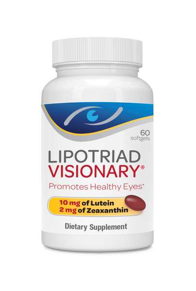 Lipotriad Visionary - Our Own Custom Formula with all 6 Key Ingredients found in the AREDS2® Study Formula | 2 Mo Supply - 60ct